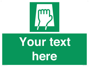 Custom Push Pad Sign